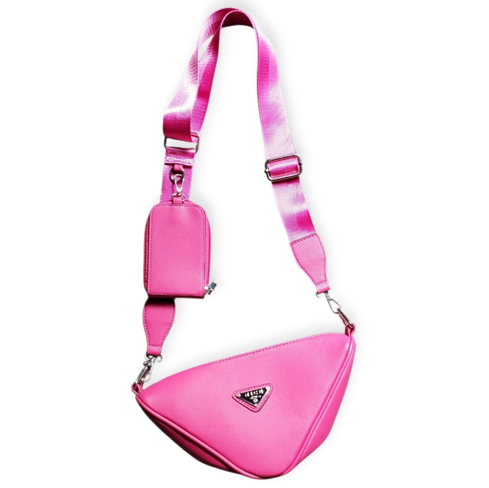 Chic Pink Crossbody Bag